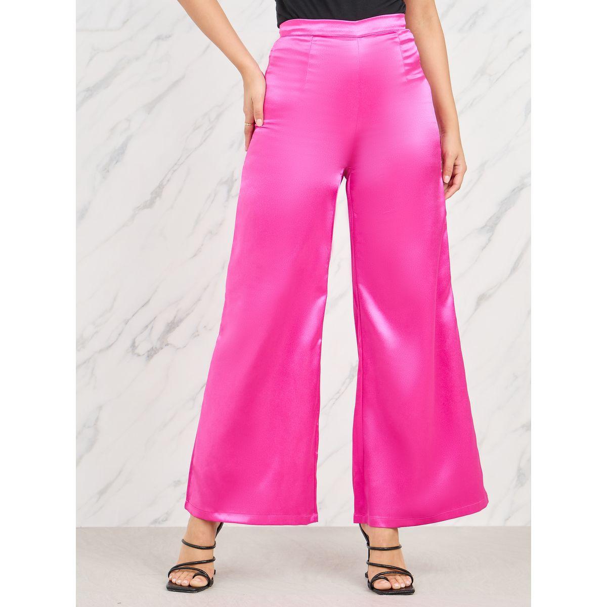 Styli Satin High Rise Wide Leg Pant-women-clothing-bottoms-trousers-image-1