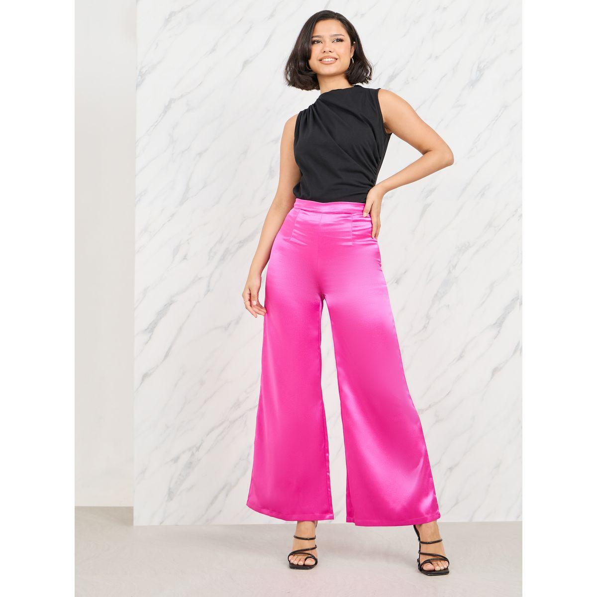 Styli Satin High Rise Wide Leg Pant-women-clothing-bottoms-trousers-image-2