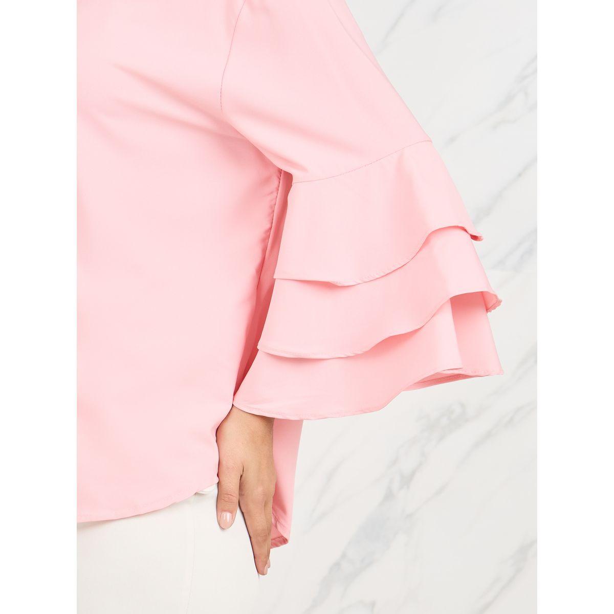Styli Ruffle Layer Sleeves Regular Fit Shirt-women-clothing-shirtsandblouses-shirts-image-4