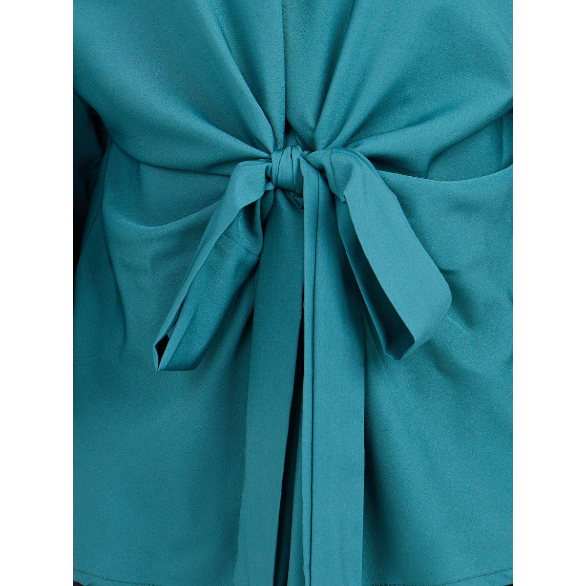 Styli Front Tie Up Detail Bell Sleeves Blouse-women-clothing-shirtsandblouses-blouses-image-3