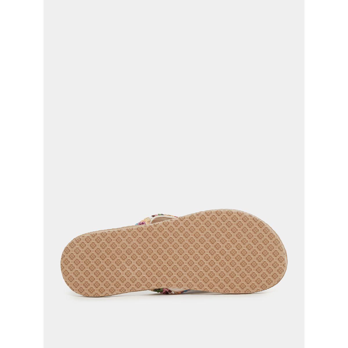 Styli Sunflower Applique Slip On Flip Flops-women-shoes-flipflopsandslides-image-7