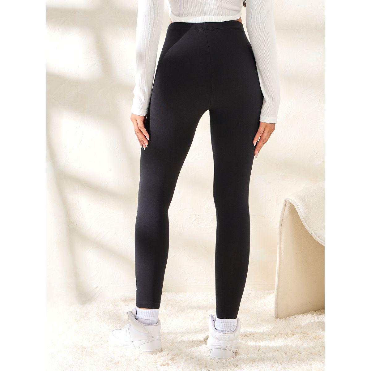 Styli Elevate Badge Detail Cotton Ankle Length Leggings-women-clothing-bottoms-leggings-image-4