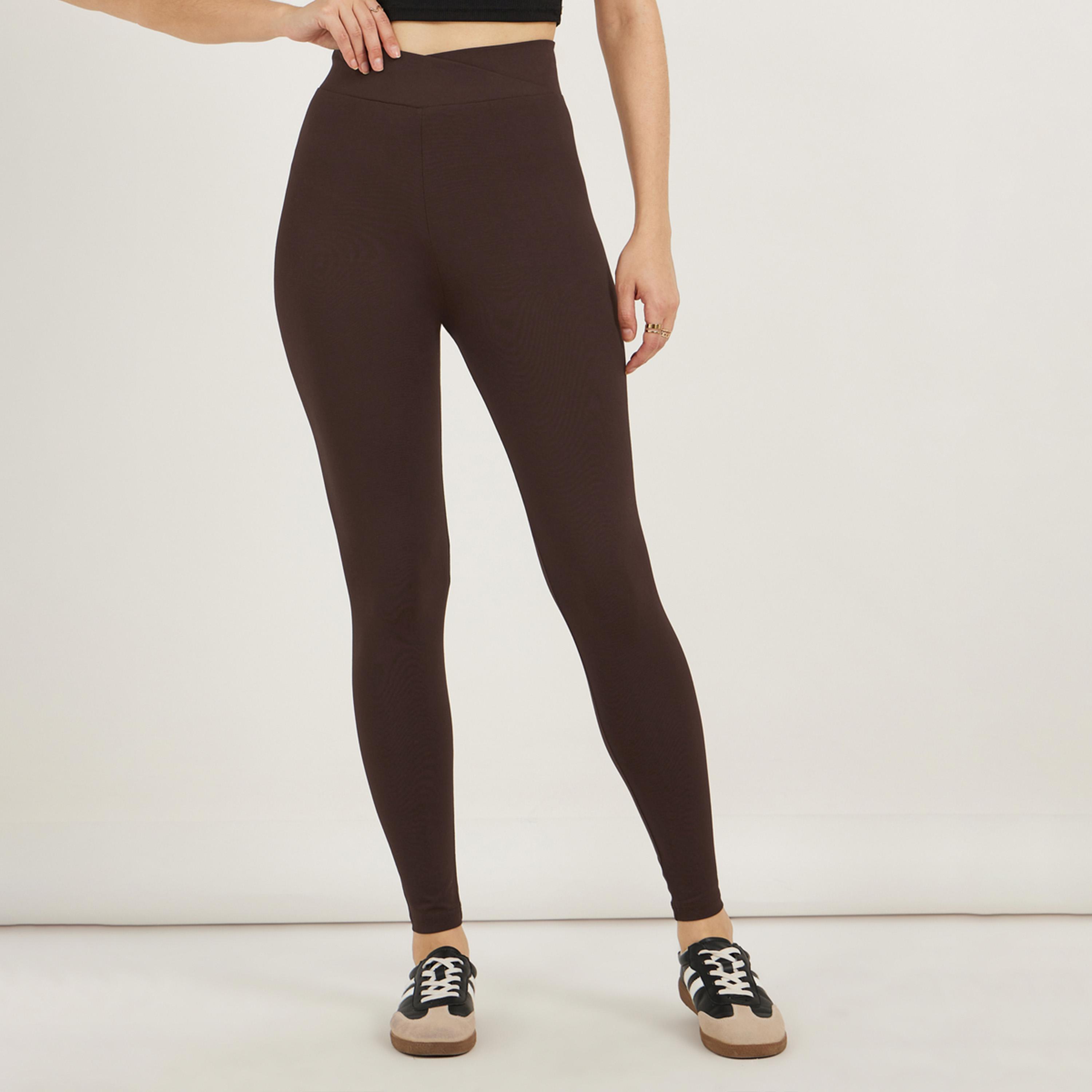 ستايلي - فيزون بطول الكاحل بحزام خصر متقاطع-women-clothing-sportswearandactivewear-bottoms-image-2