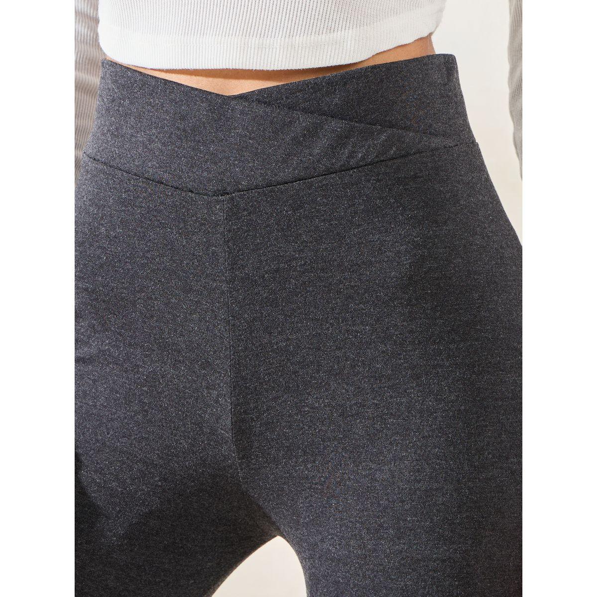 ليقنز بطول الكاحل مع خصر بتفاصيل متقاطعة-women-clothing-bottoms-leggings-image-3