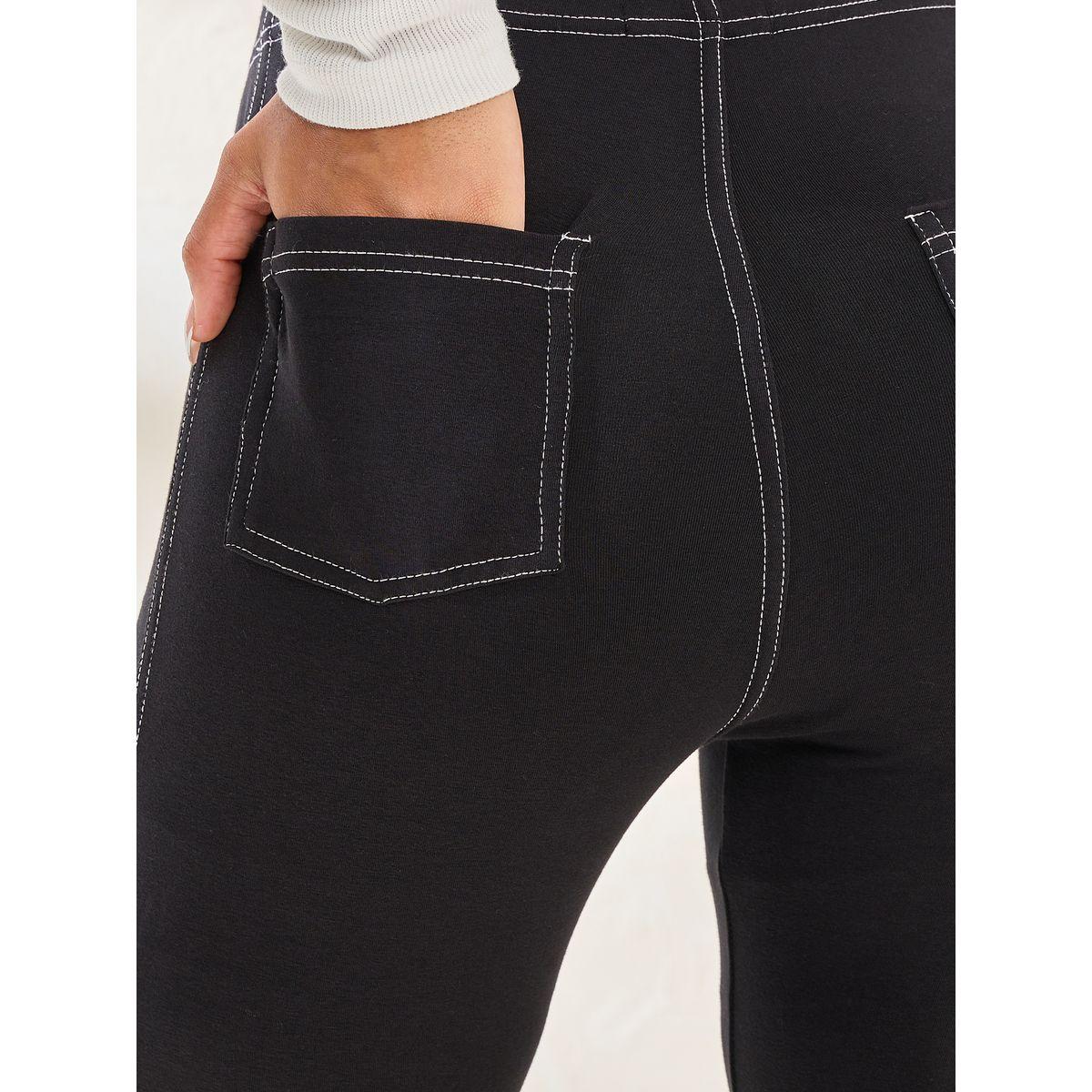 Styli Elevate Contrast Stitch Detail Ankle Length Leggings-women-clothing-bottoms-leggings-image-3