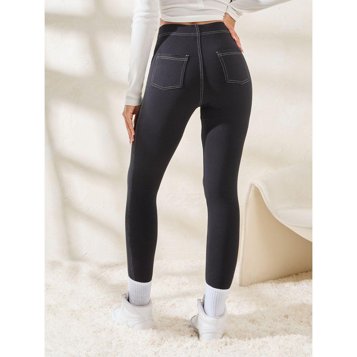 Styli Elevate Contrast Stitch Detail Ankle Length Leggings-women-clothing-bottoms-leggings-image-4