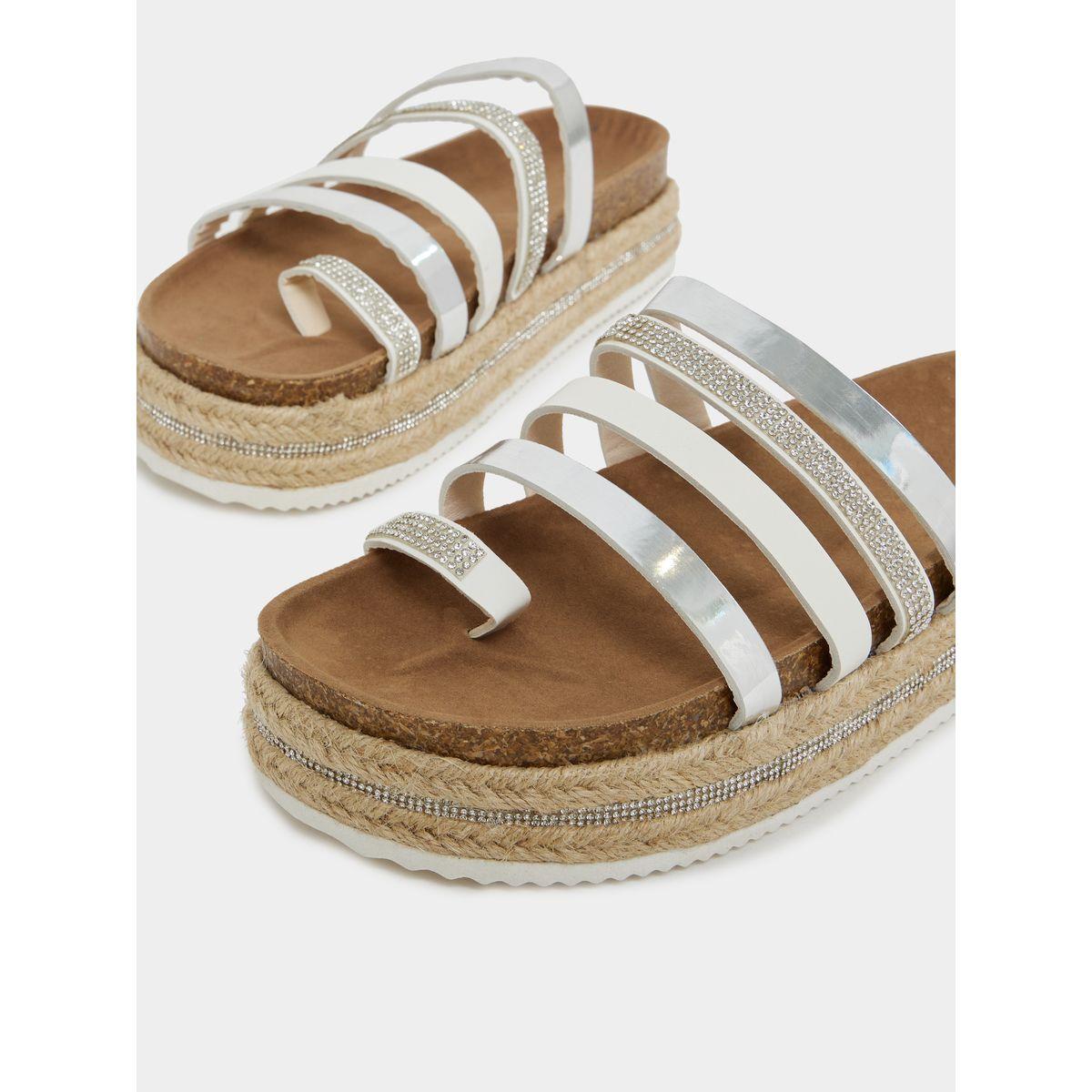 Styli Toe Loop Rhinestone Multi Strap Platform Espadrille Sandals-women-shoes-heels-image-5