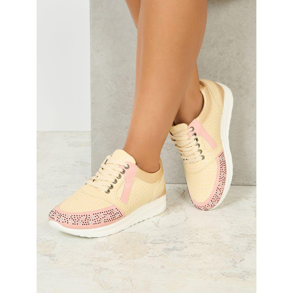 Styli Chrome Printed Embellished Casual Shoes-women-shoes-sneakers-image-1
