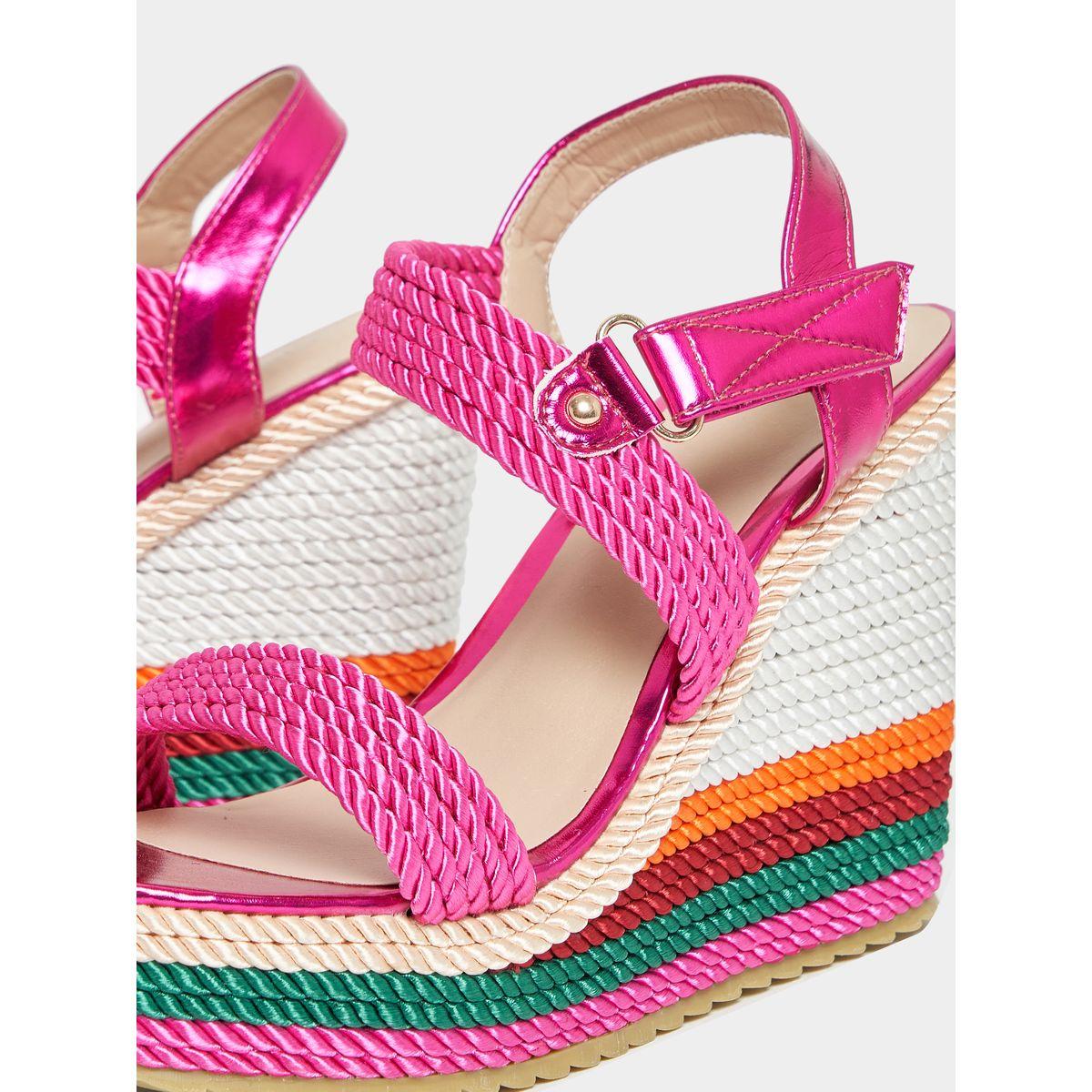 صندل بكعب ويدج وسيور بنمط حبل مع سير كاحل-women-shoes-heels-image-5