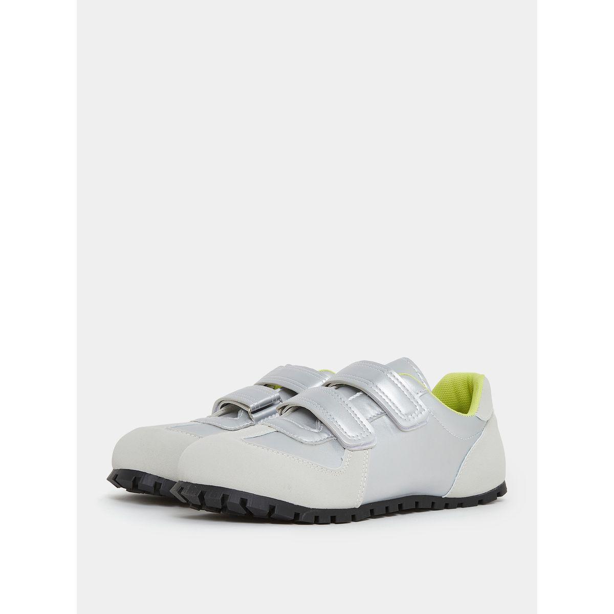 Styli Contrast Panel Hook & Loop Closure Sneakers-women-shoes-sneakers-image-3