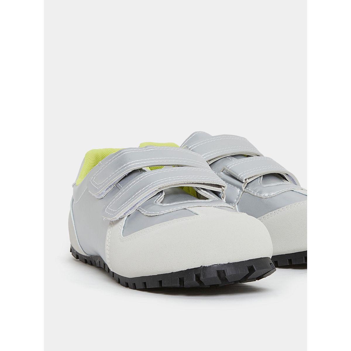 Styli Contrast Panel Hook & Loop Closure Sneakers-women-shoes-sneakers-image-4