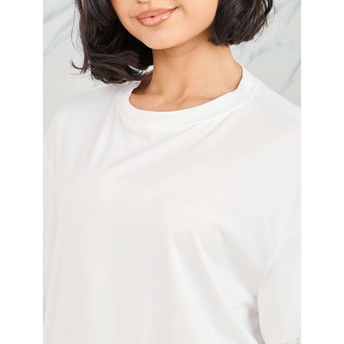Styli Oversized Solid Longline T-Shirt-women-clothing-tshirts-image-4