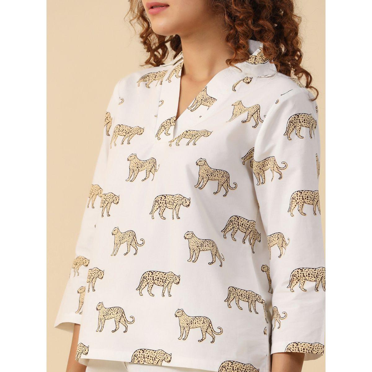 Sanskrutihomes X Styli  All Over Animal Print T-Shirt & Pyjama Set-women-clothing-nightwear-pyjamas-longsets-image-6