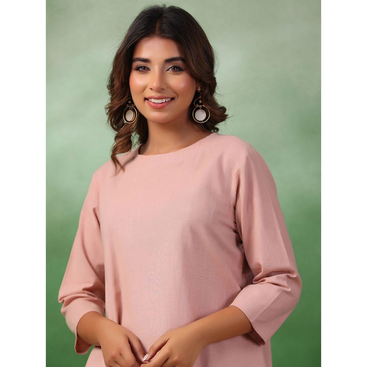 Sanskrutihomes X Styli  Solid High Low Top & Straight Leg Set-women-clothing-nightwear-pyjamas-longsets-image-6