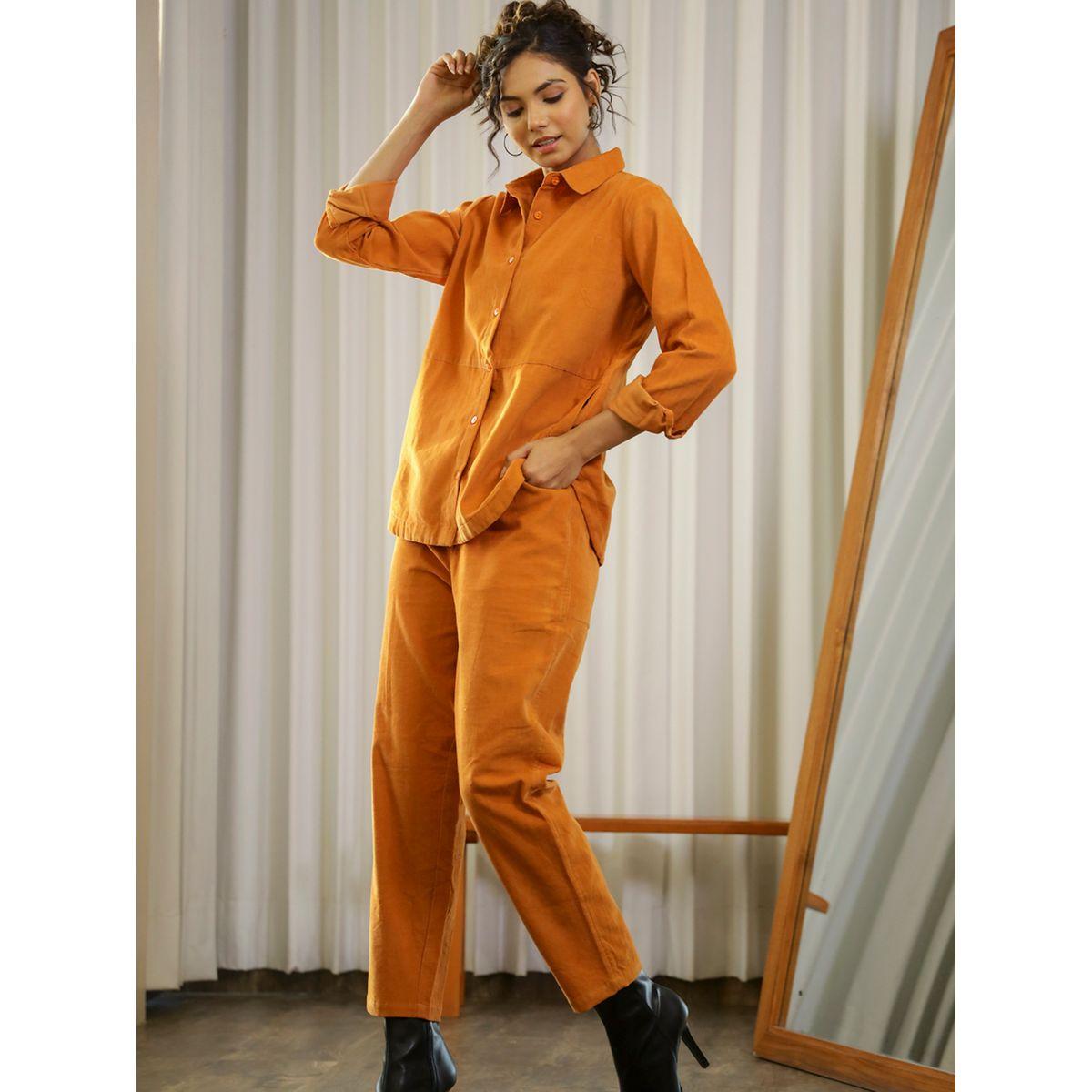 Sanskrutihomes X Styli Panelled Shirt & Pants Co-Ord-women-clothing-coordsets-image-4