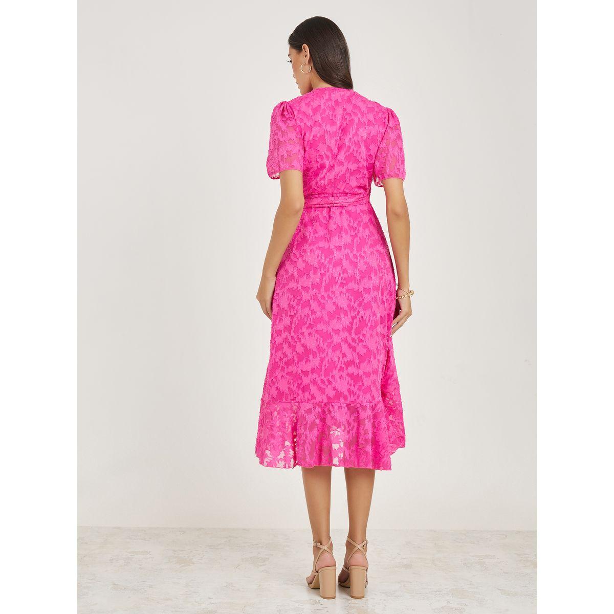 Styli Floral Jacquard Detail Wrap Midi Dress-women-clothing-dresses-image-4