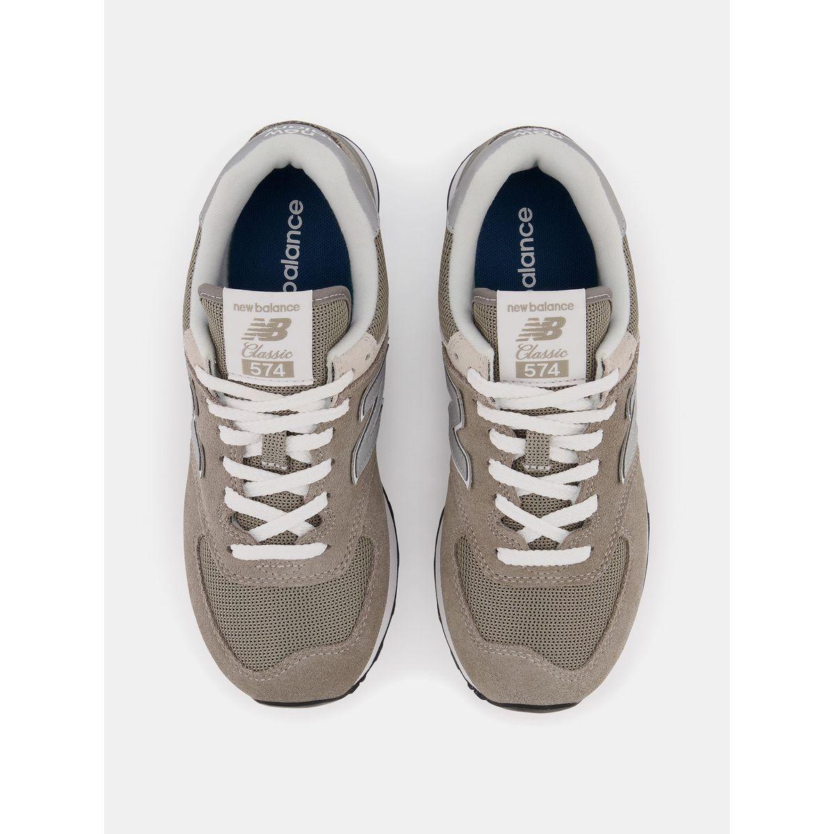 New Balance 574 Textured Lace Up Sneakers-women-shoes-sneakers-image-4