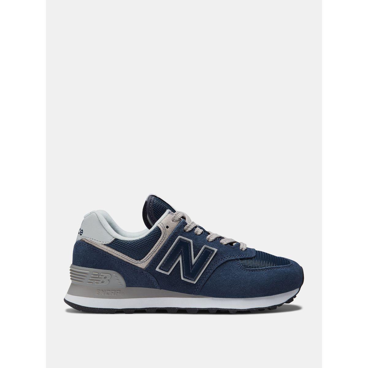 New Balance 574 Textured Lace Up Sneakers-women-shoes-sneakers-image-1