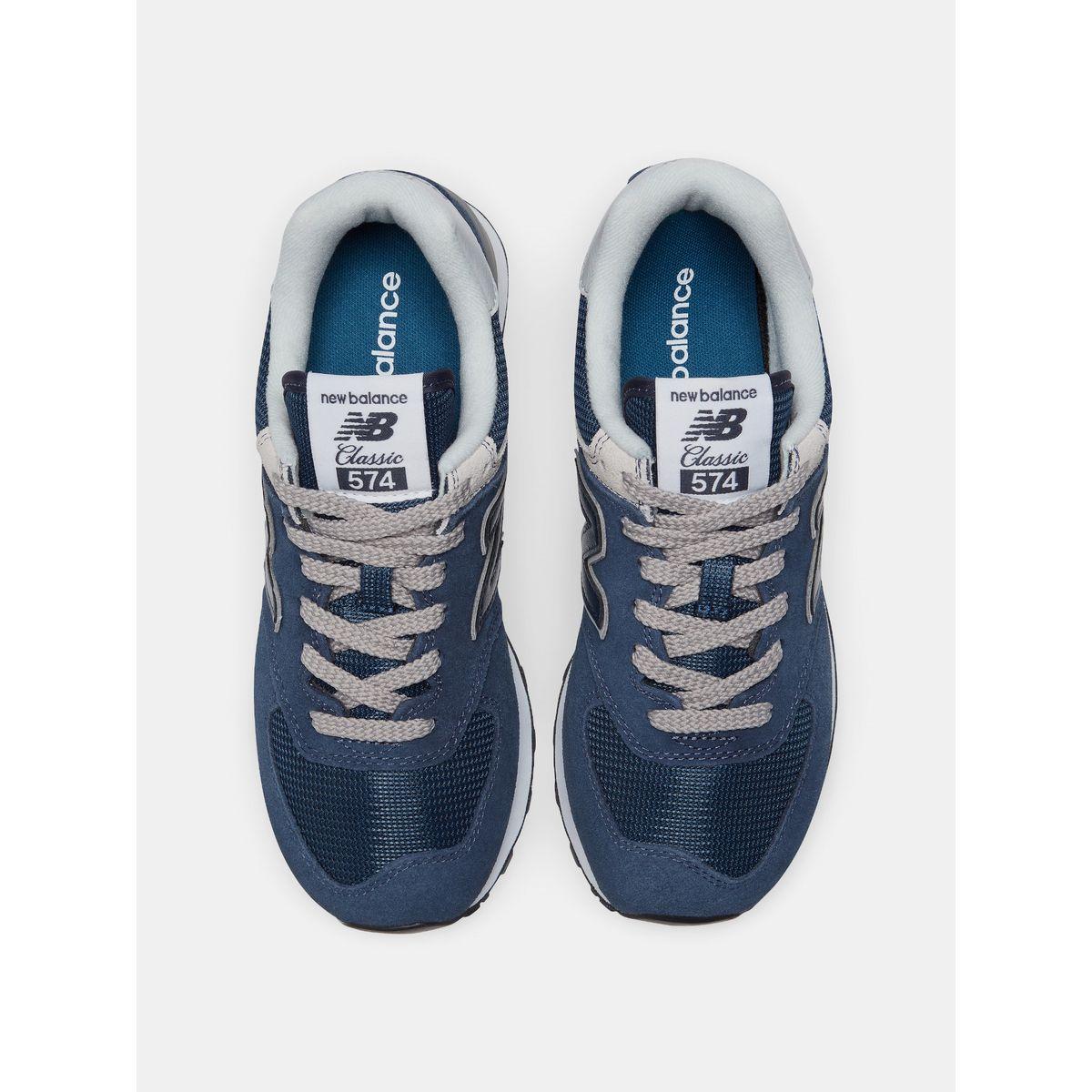 New Balance 574 Textured Lace Up Sneakers-women-shoes-sneakers-image-3