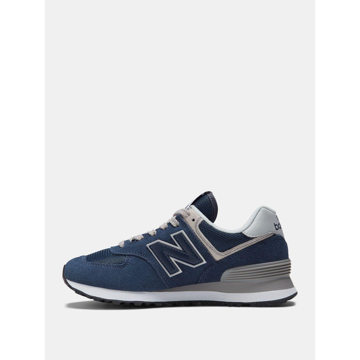 New Balance 574 Textured Lace Up Sneakers-women-shoes-sneakers-image-4