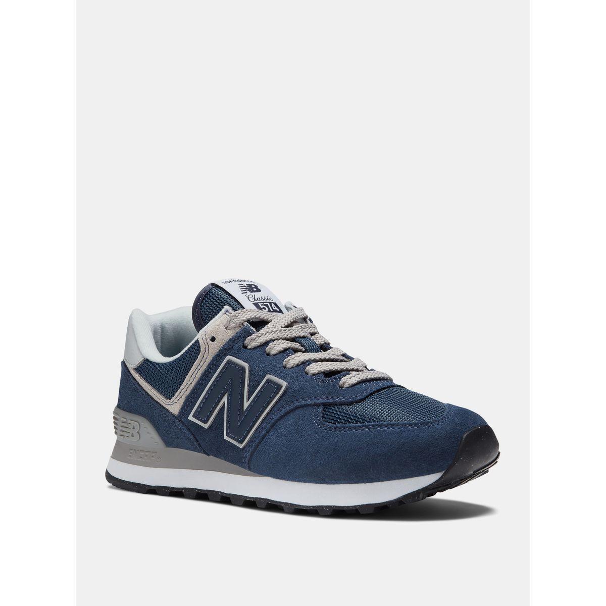 New Balance 574 Textured Lace Up Sneakers-women-shoes-sneakers-image-6
