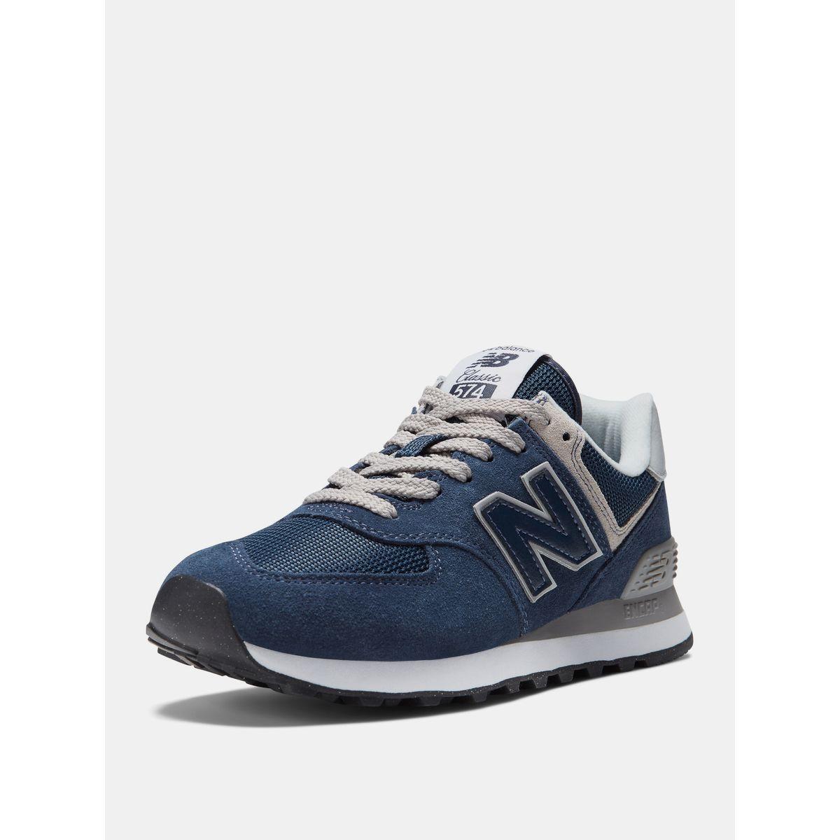 New Balance 574 Textured Lace Up Sneakers-women-shoes-sneakers-image-7