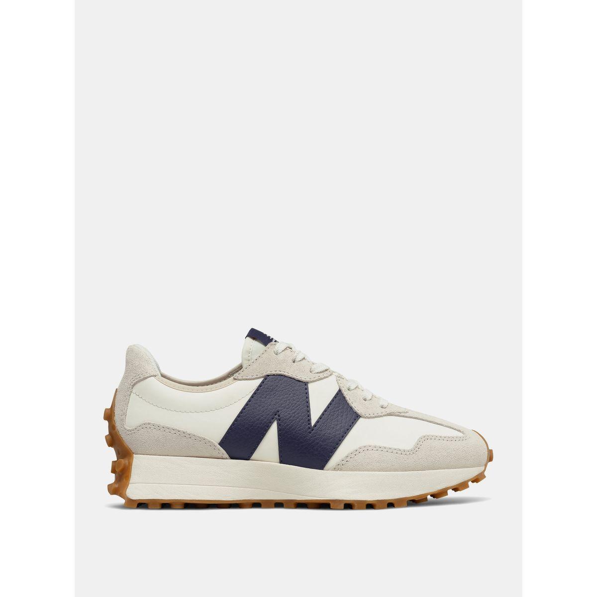New Balance 327 Leather Look Lace Up Sneakers-women-shoes-sneakers-image-1