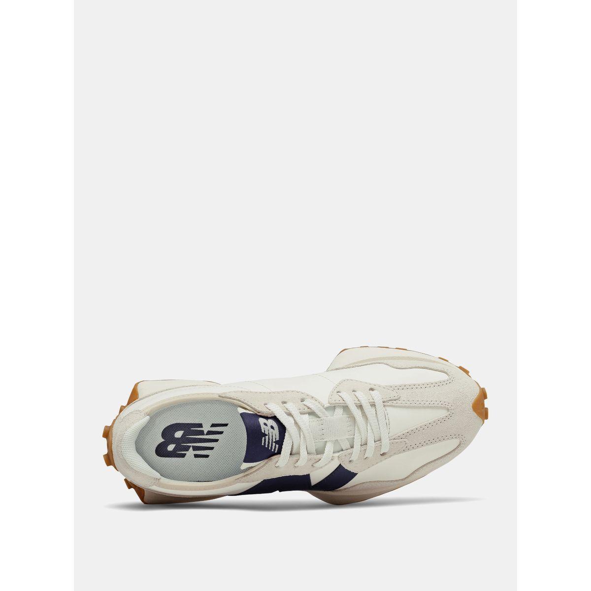 New Balance 327 Leather Look Lace Up Sneakers-women-shoes-sneakers-image-2