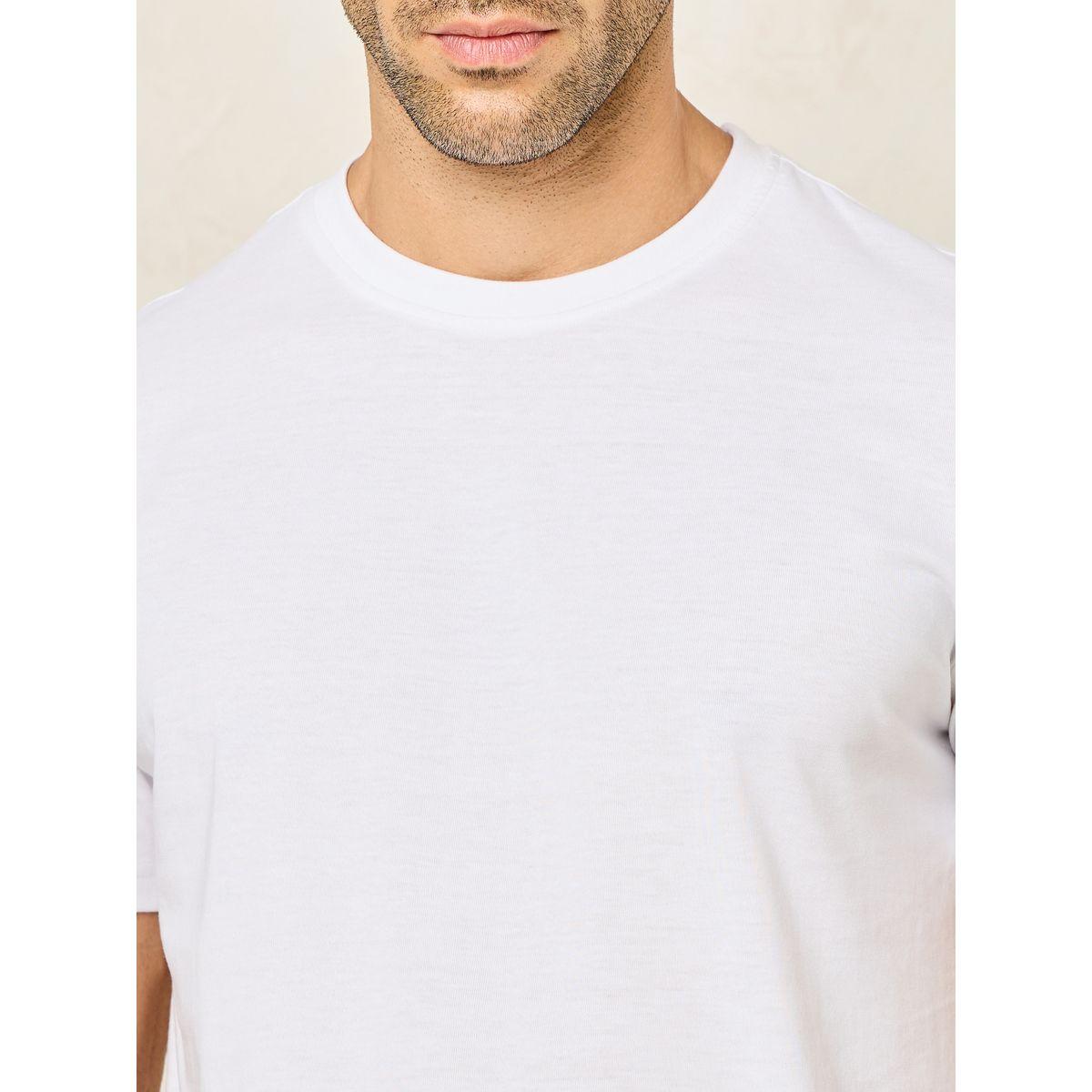 Styli Unwind Solid T-Shirt & Open Hem Piping Detail Pyjama Set-men-clothing-nightwear-sets-image-3
