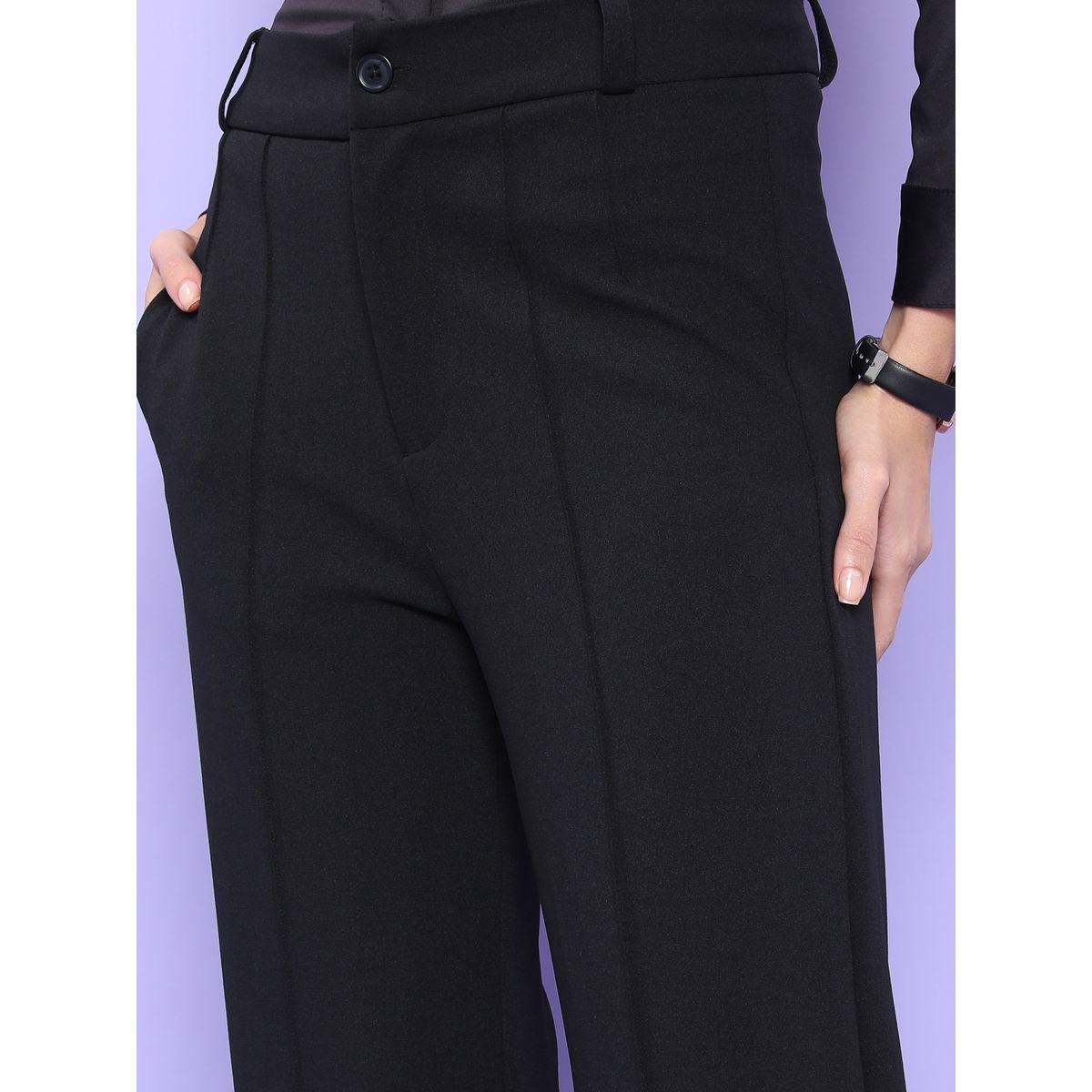 بنطال بقصة مستقيمة وتفاصيل محزوزة طوكيو توكيز × ستايلي-women-clothing-bottoms-trousers-image-5