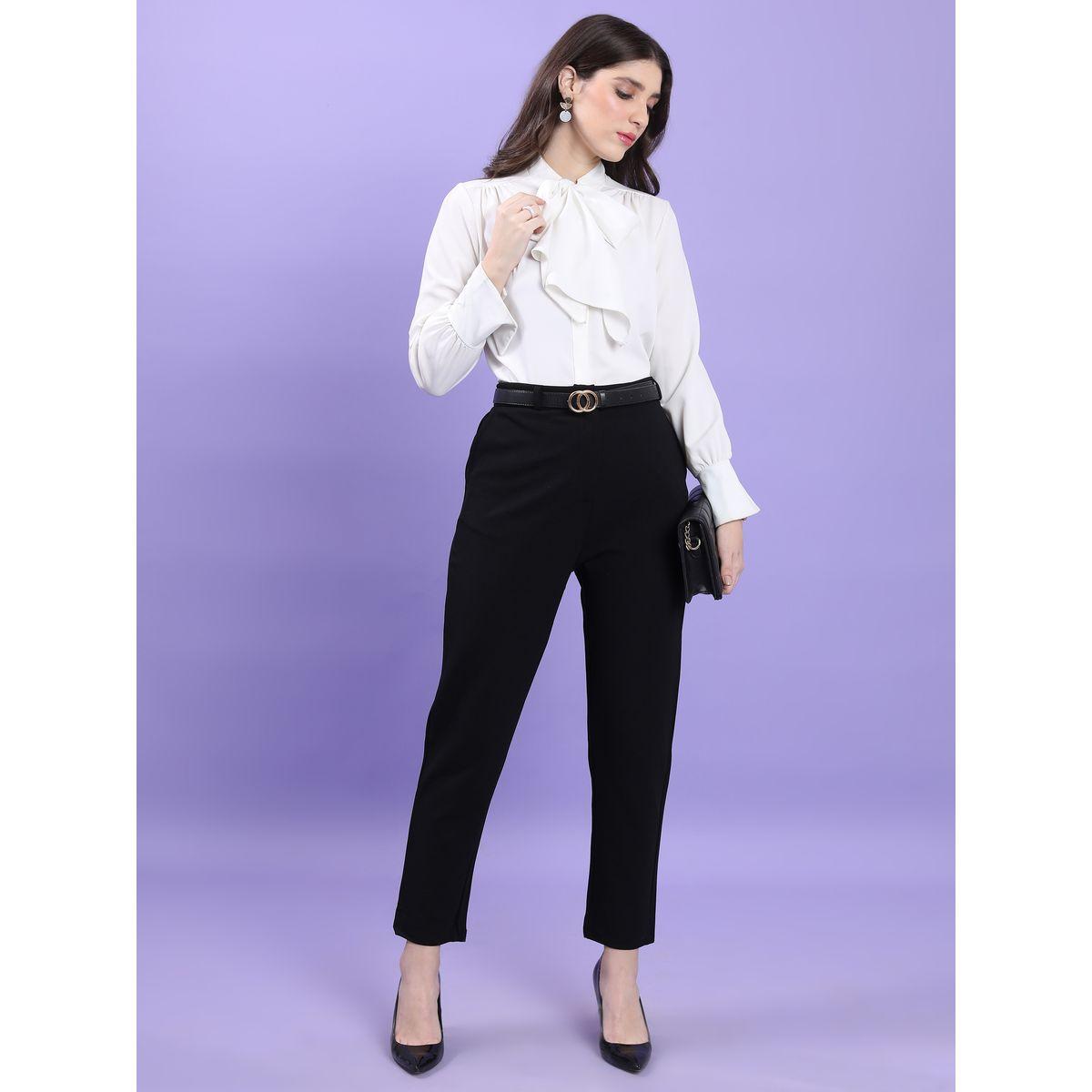 بنطال بقصة سليم فت وجيوب طوكيو توكيز × ستايلي-women-clothing-bottoms-trousers-image-2