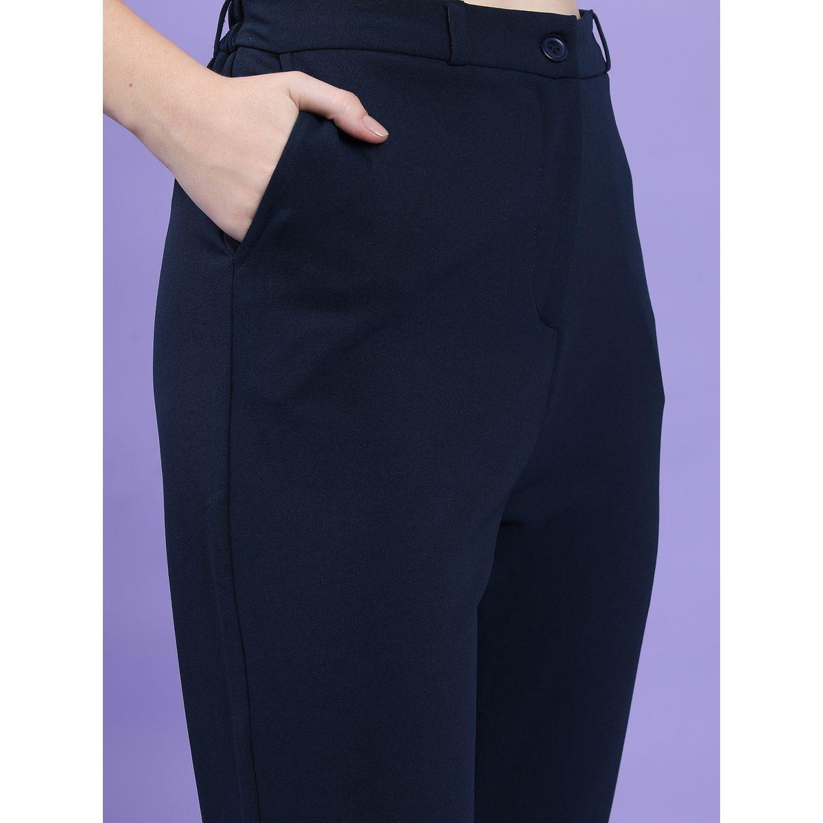 بنطال سادة بخصر عالي وجيوب طوكيو توكيز × ستايلي-women-clothing-bottoms-trousers-image-5