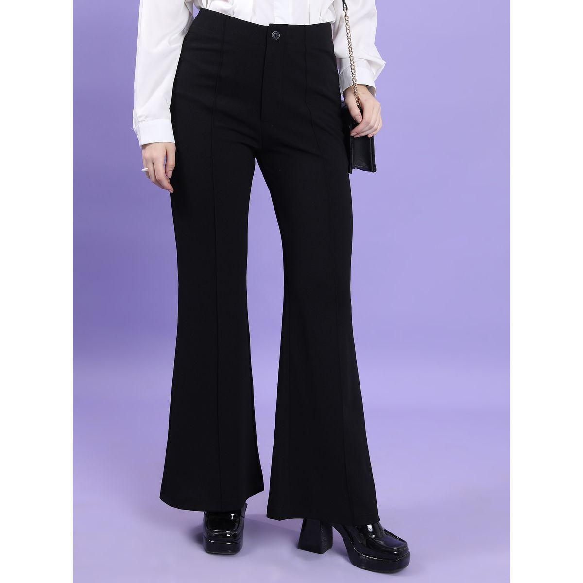 بنطال بقصة بوت كات وتفاصيل خياطة طوكيو توكيز × ستايلي-women-clothing-bottoms-trousers-image-1