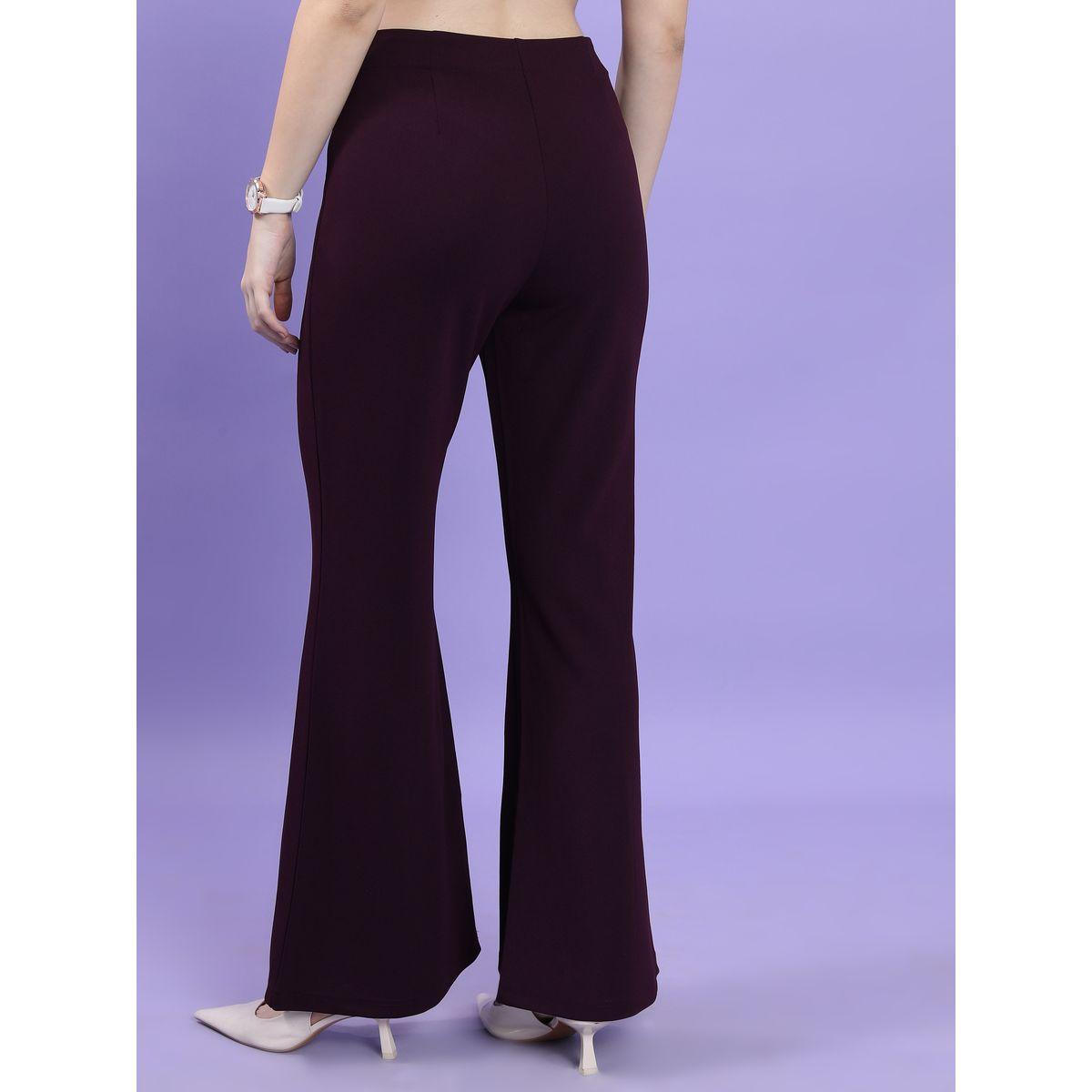 بنطال بوت كات بتفاصيل محزوزة طوكيو توكيز × ستايلي-women-clothing-bottoms-trousers-image-3