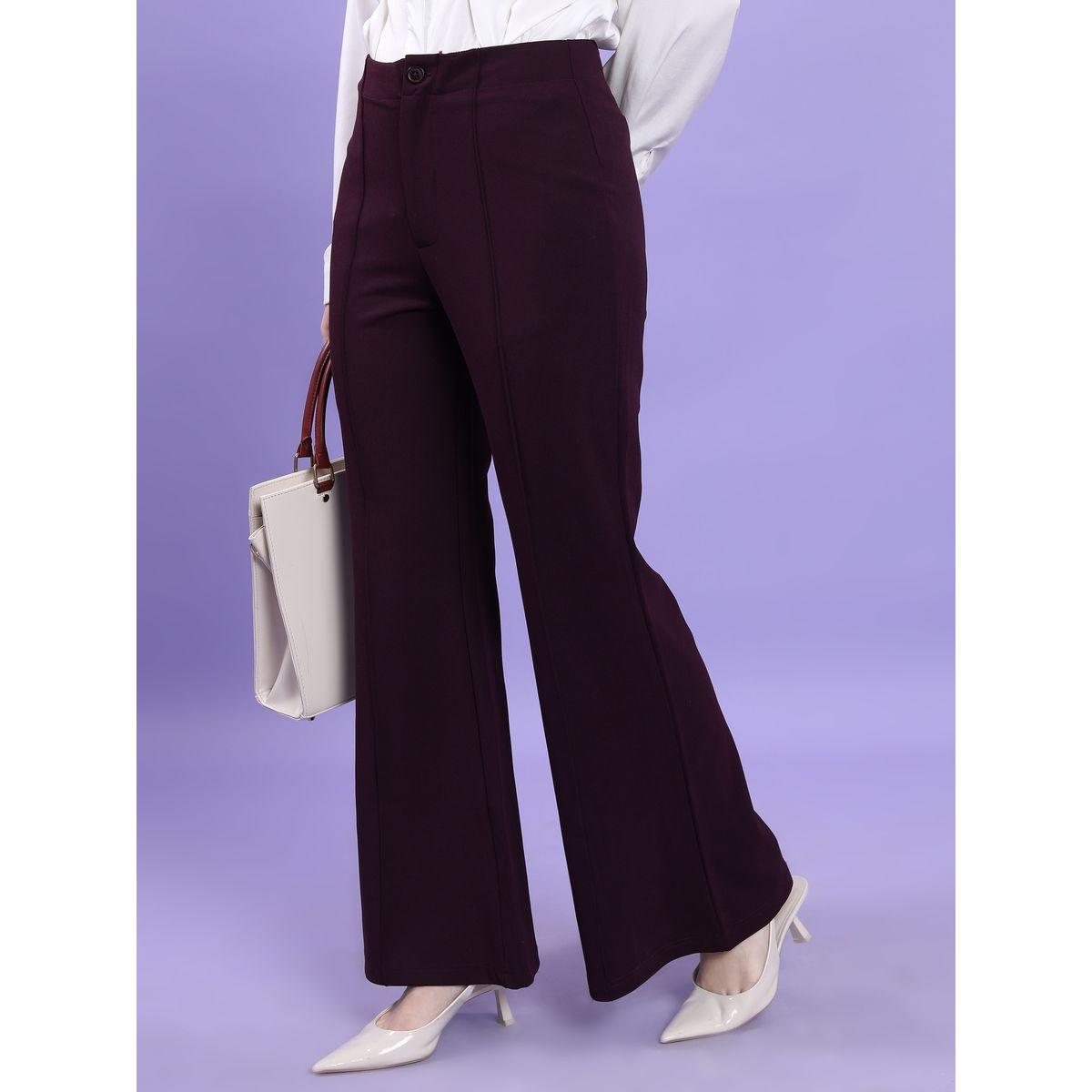 بنطال بوت كات بتفاصيل محزوزة طوكيو توكيز × ستايلي-women-clothing-bottoms-trousers-image-4