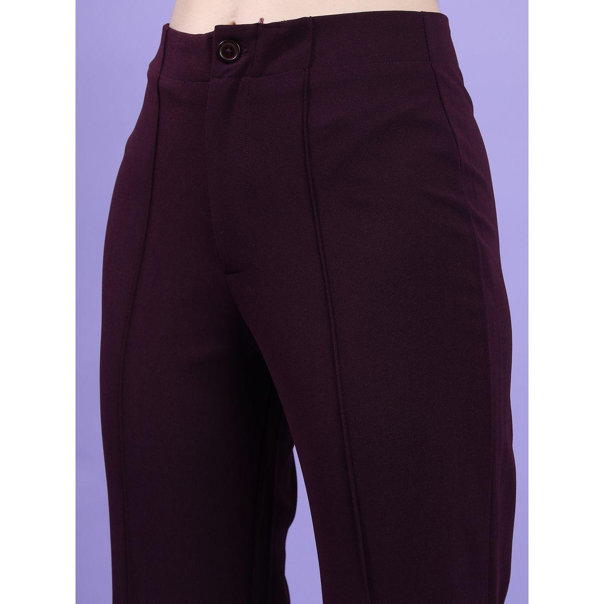 بنطال بوت كات بتفاصيل محزوزة طوكيو توكيز × ستايلي-women-clothing-bottoms-trousers-image-5