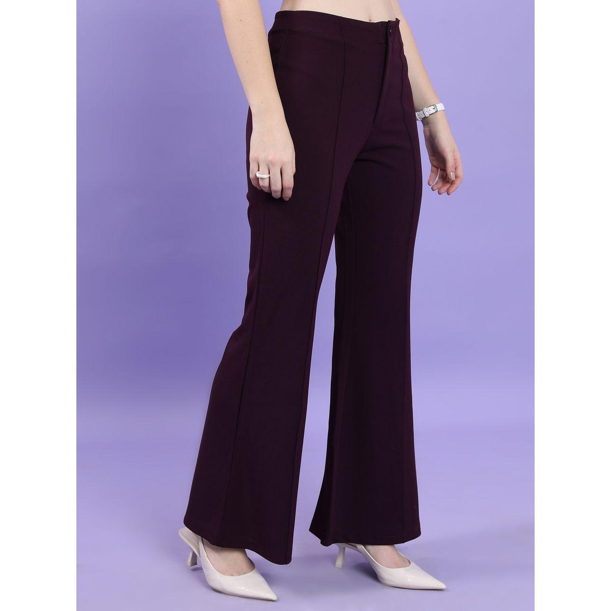 بنطال بوت كات بتفاصيل محزوزة طوكيو توكيز × ستايلي-women-clothing-bottoms-trousers-image-6
