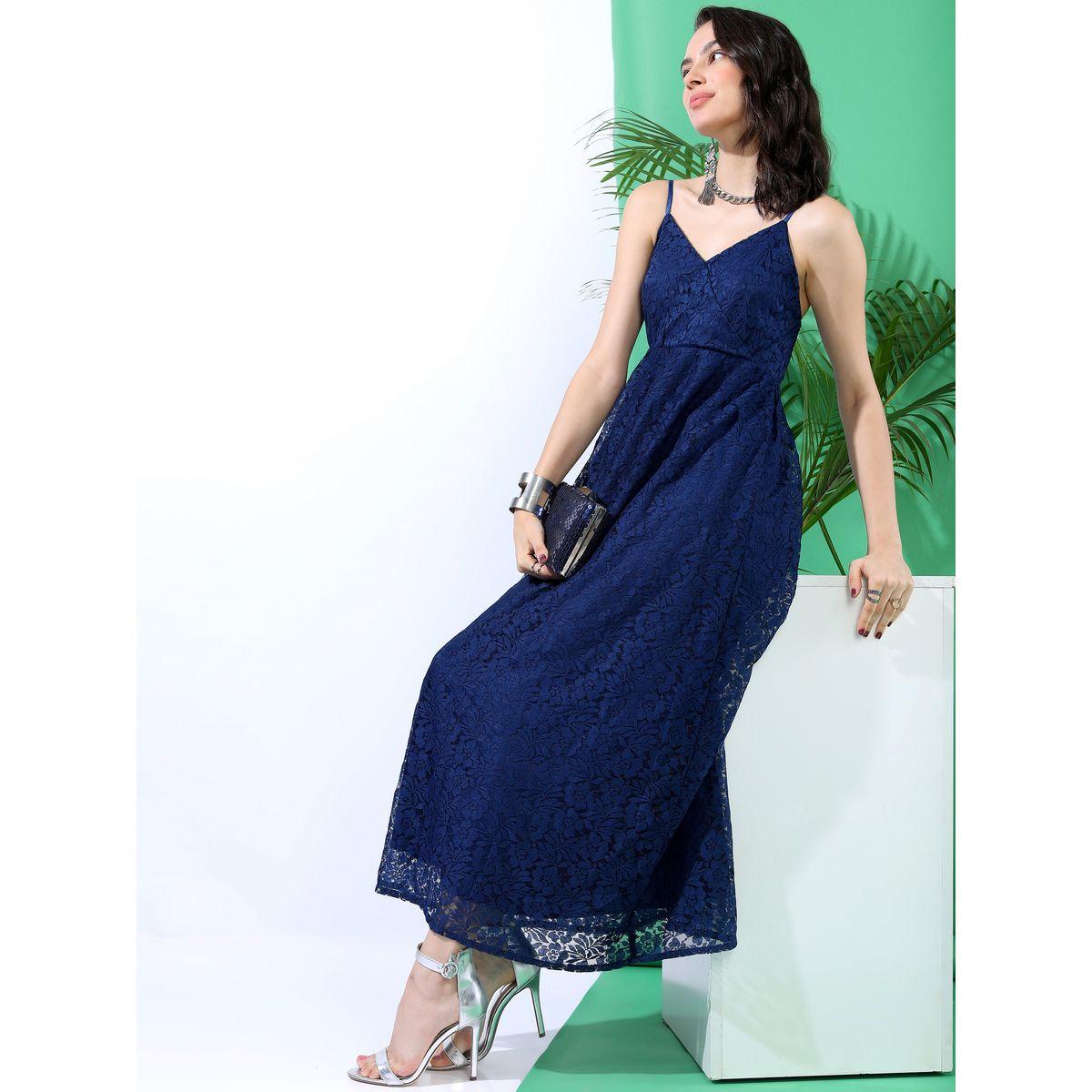 فستان طويل بحمالات مع تفاصيل دانتيل طوكيو توكيز × ستايلي-women-clothing-dresses-image-2