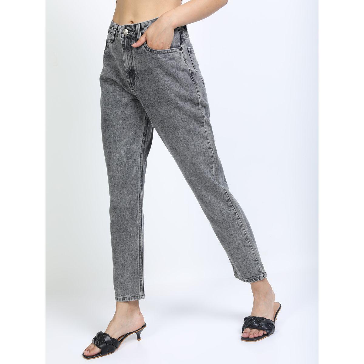 Tokyo Talkies X Styli  Mid Rise Light Fade Jeans with Pockets-women-clothing-bottoms-jeans-image-4