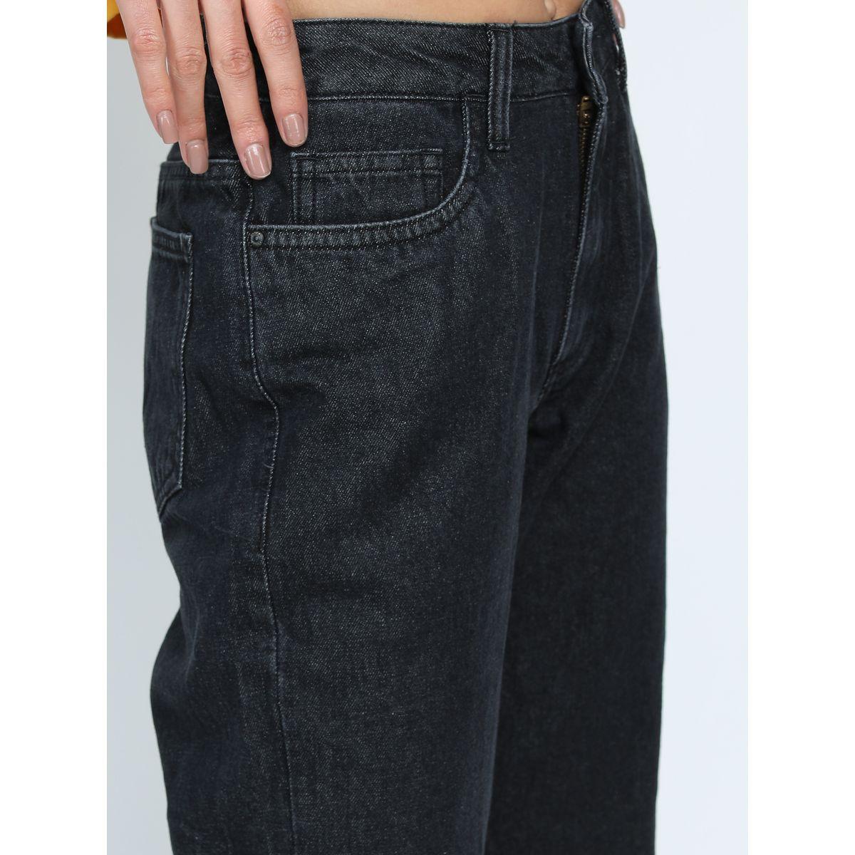 جينز سادة بأرجل واسعة وجيوب طوكيو توكيز × ستايلي-women-clothing-bottoms-jeans-image-5