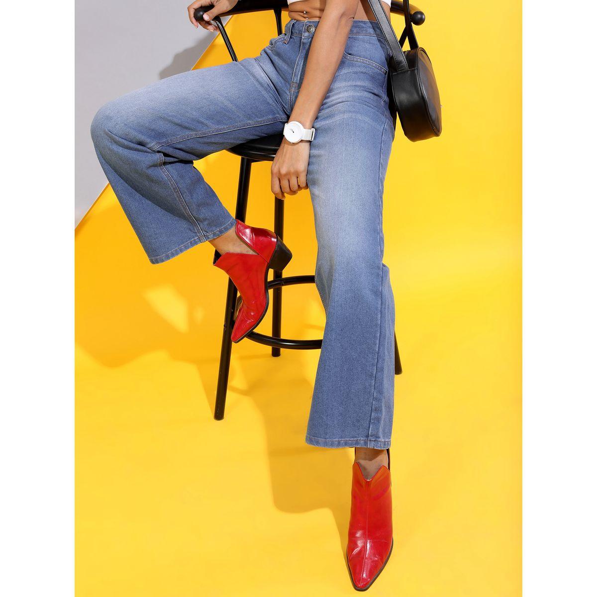 Tokyo Talkies X Styli  High Rise Light Fade Flared Jeans-women-clothing-bottoms-jeans-image-1