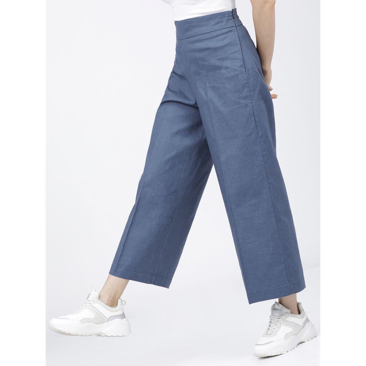 Tokyo Talkies X Styli  High Rise Wide Leg Culottes-women-clothing-bottoms-trousers-image-2