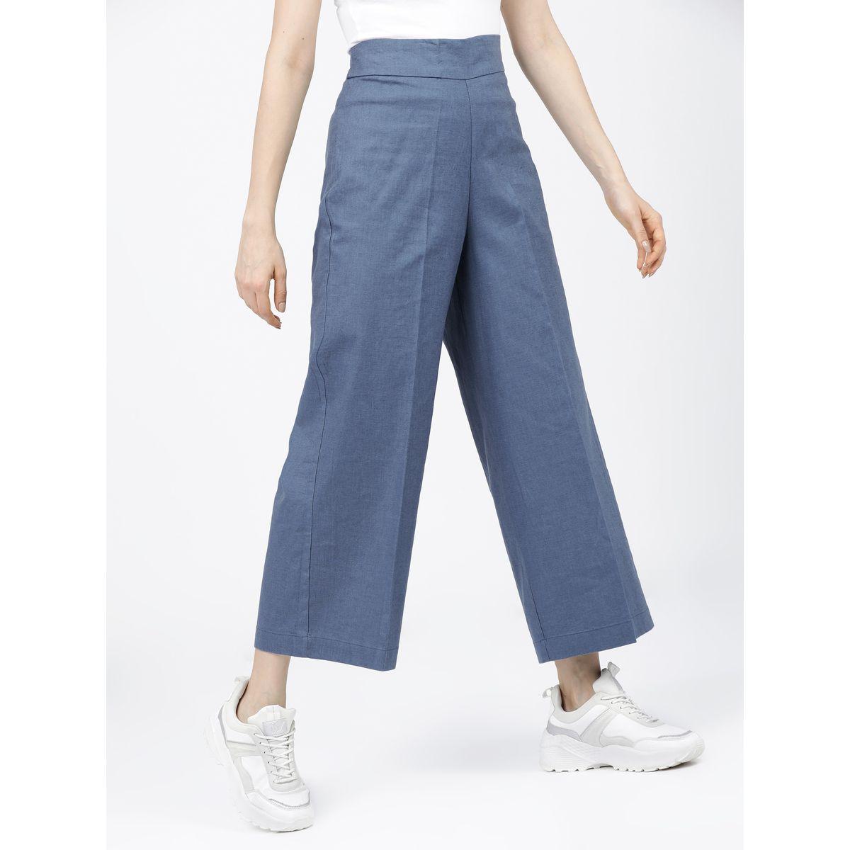 Tokyo Talkies X Styli  High Rise Wide Leg Culottes-women-clothing-bottoms-trousers-image-6
