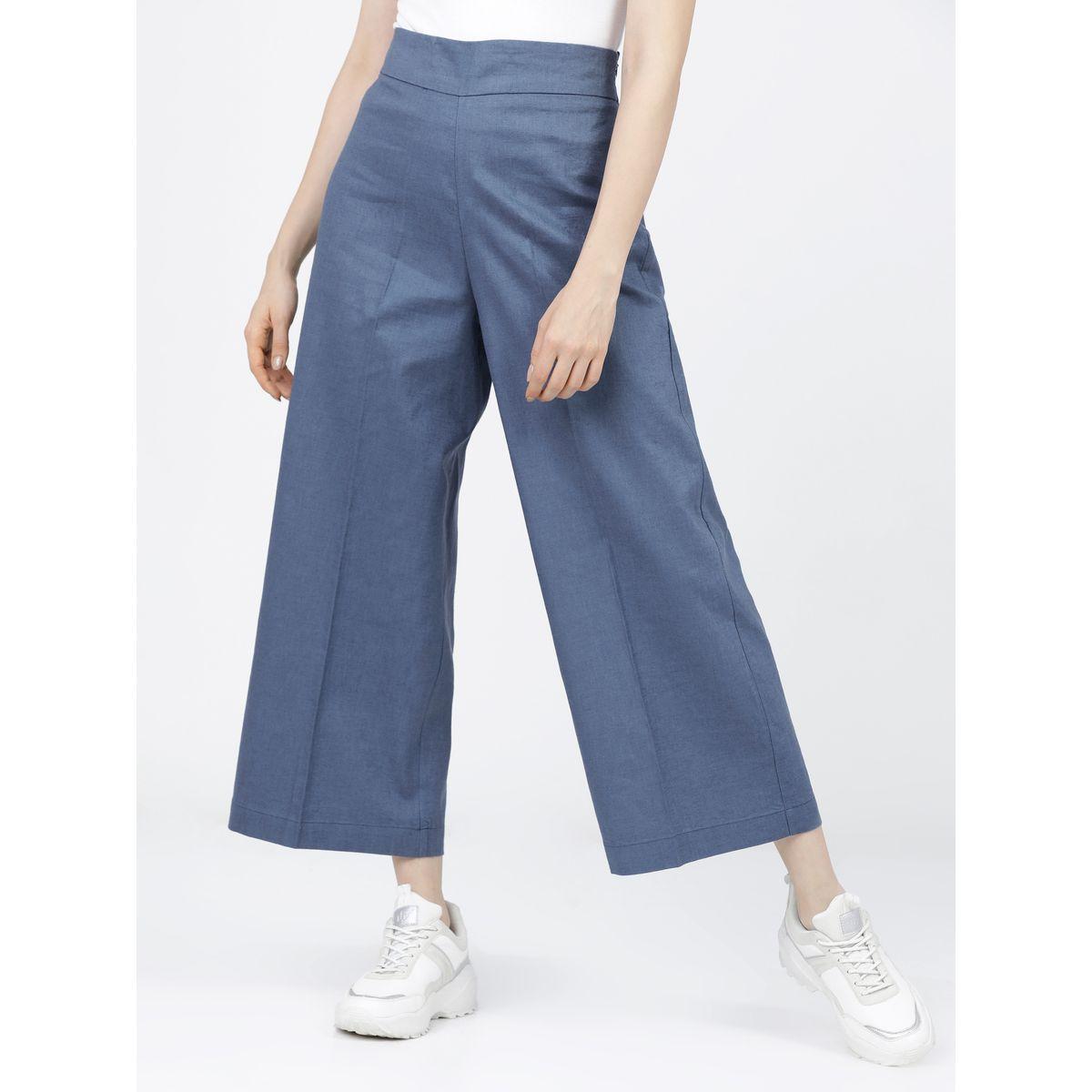 Tokyo Talkies X Styli  High Rise Wide Leg Culottes-women-clothing-bottoms-trousers-image-7