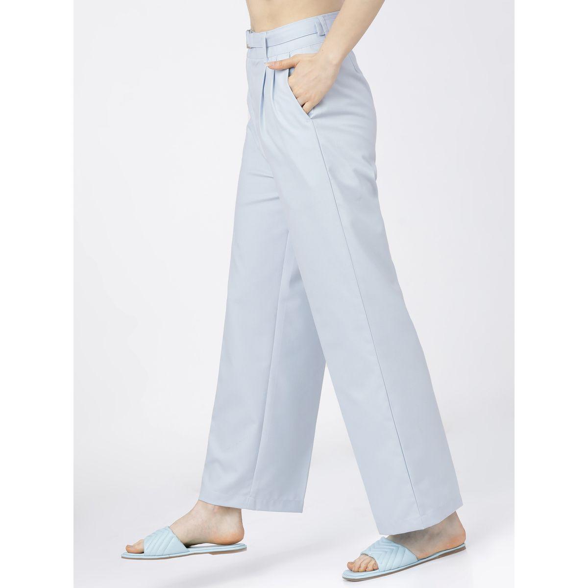 Tokyo Talkies X Styli  Straight Fit High Rise Pleated Trousers-women-clothing-bottoms-trousers-image-2