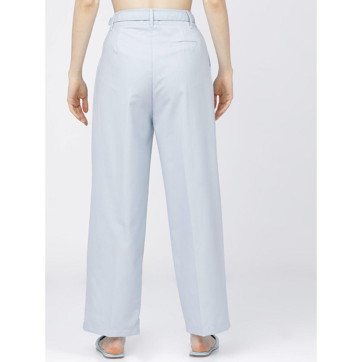 بنطال بكسرات وقصة مستقيمة طوكيو توكيز × ستايلي-women-clothing-bottoms-trousers-image-3