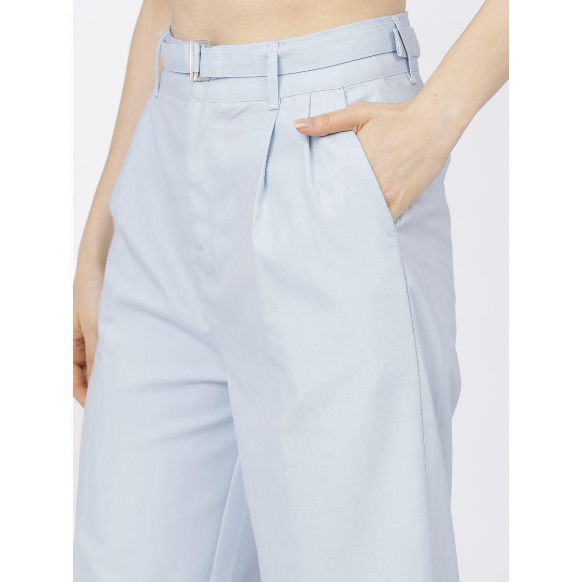 Tokyo Talkies X Styli  Straight Fit High Rise Pleated Trousers-women-clothing-bottoms-trousers-image-4