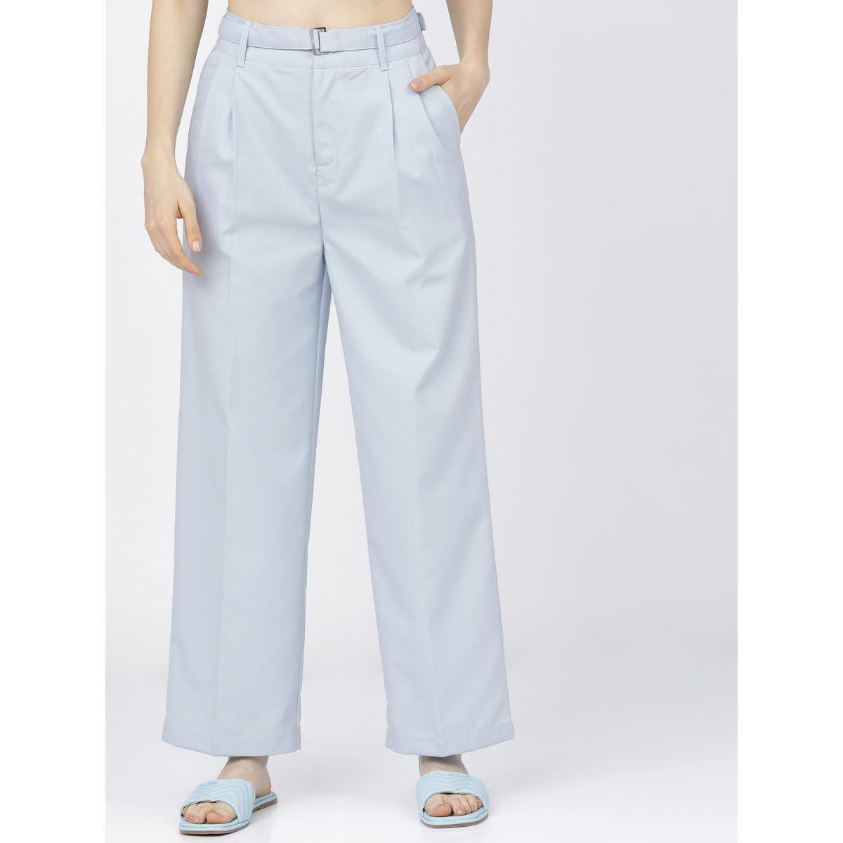 بنطال بكسرات وقصة مستقيمة طوكيو توكيز × ستايلي-women-clothing-bottoms-trousers-image-7