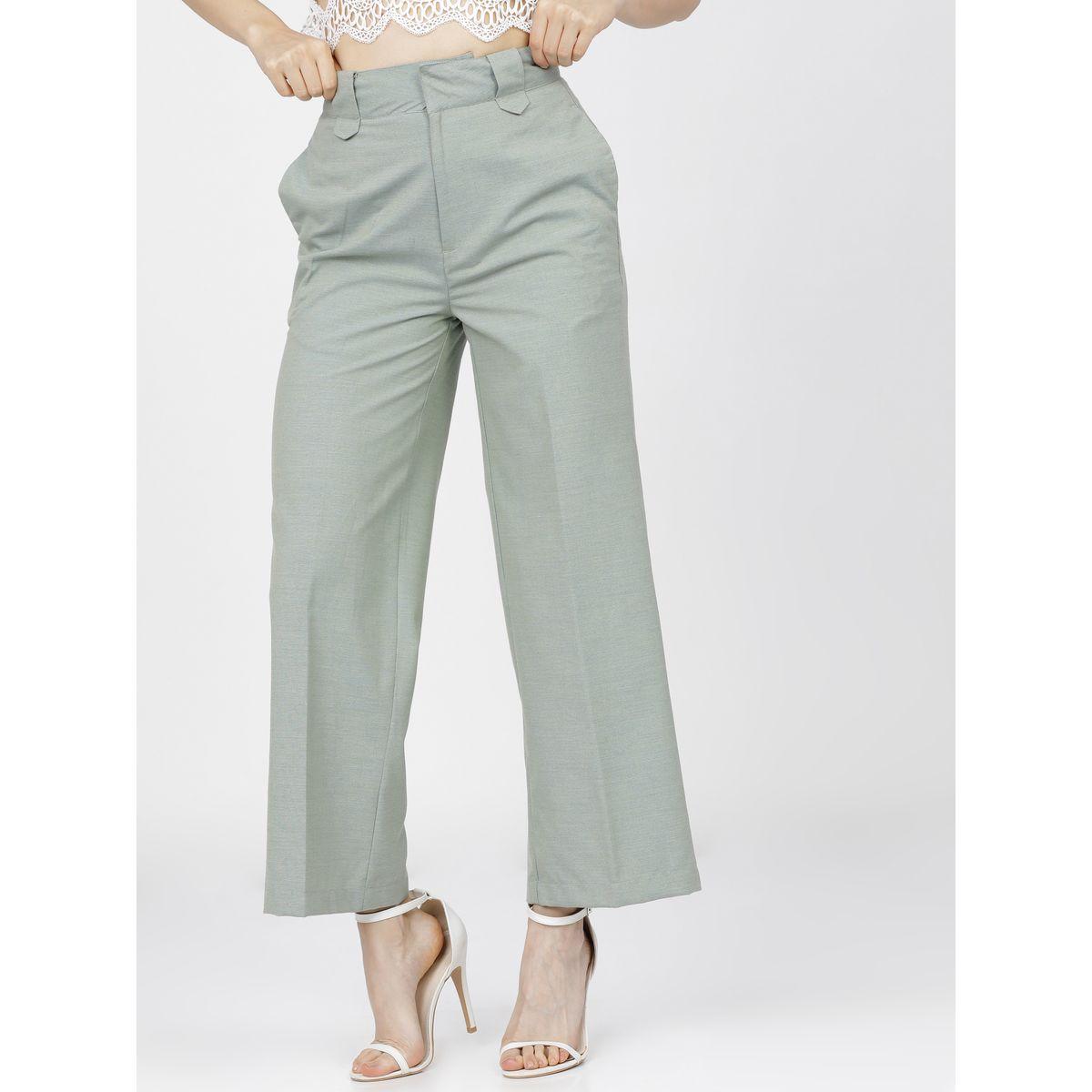بنطال بحافة واسعة وفتحات حزام خصر طوكيو توكيز × ستايلي-women-clothing-bottoms-trousers-image-1