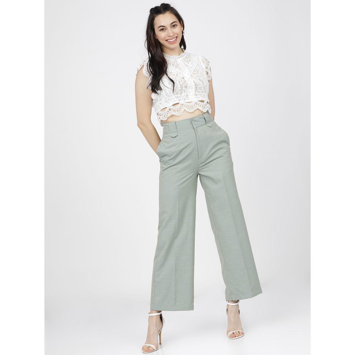 بنطال بحافة واسعة وفتحات حزام خصر طوكيو توكيز × ستايلي-women-clothing-bottoms-trousers-image-5